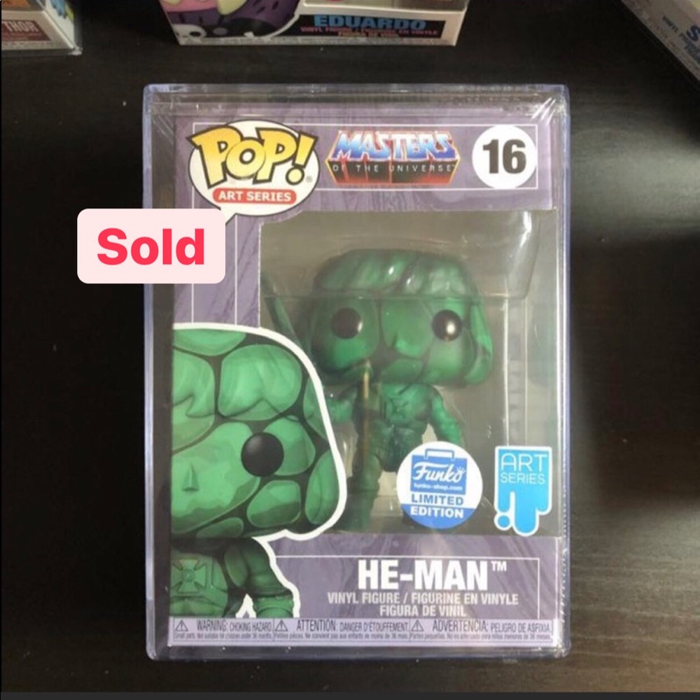 SOLD - Masters of the Universe Funko Pop! He-Man (Artist Series) - Picture 1 of 6